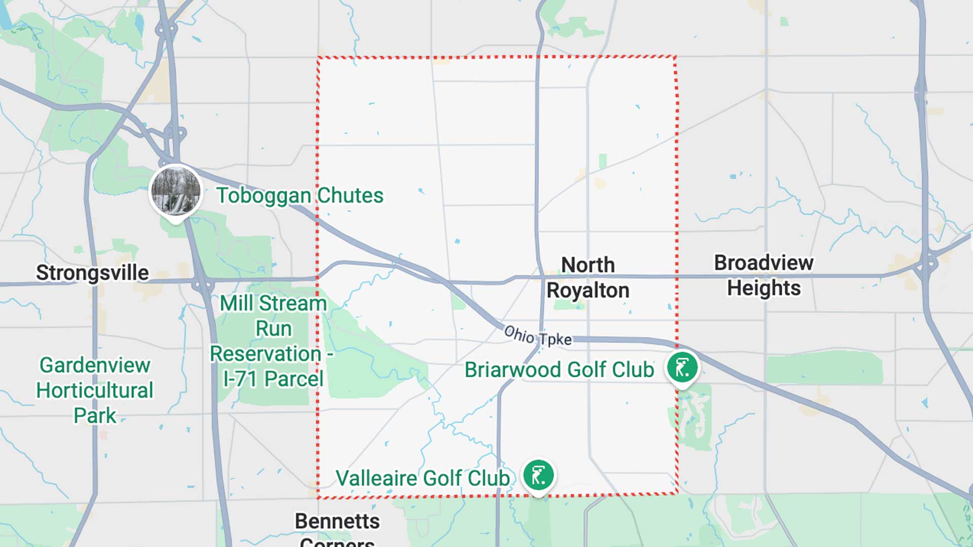 North Royalton, Ohio map