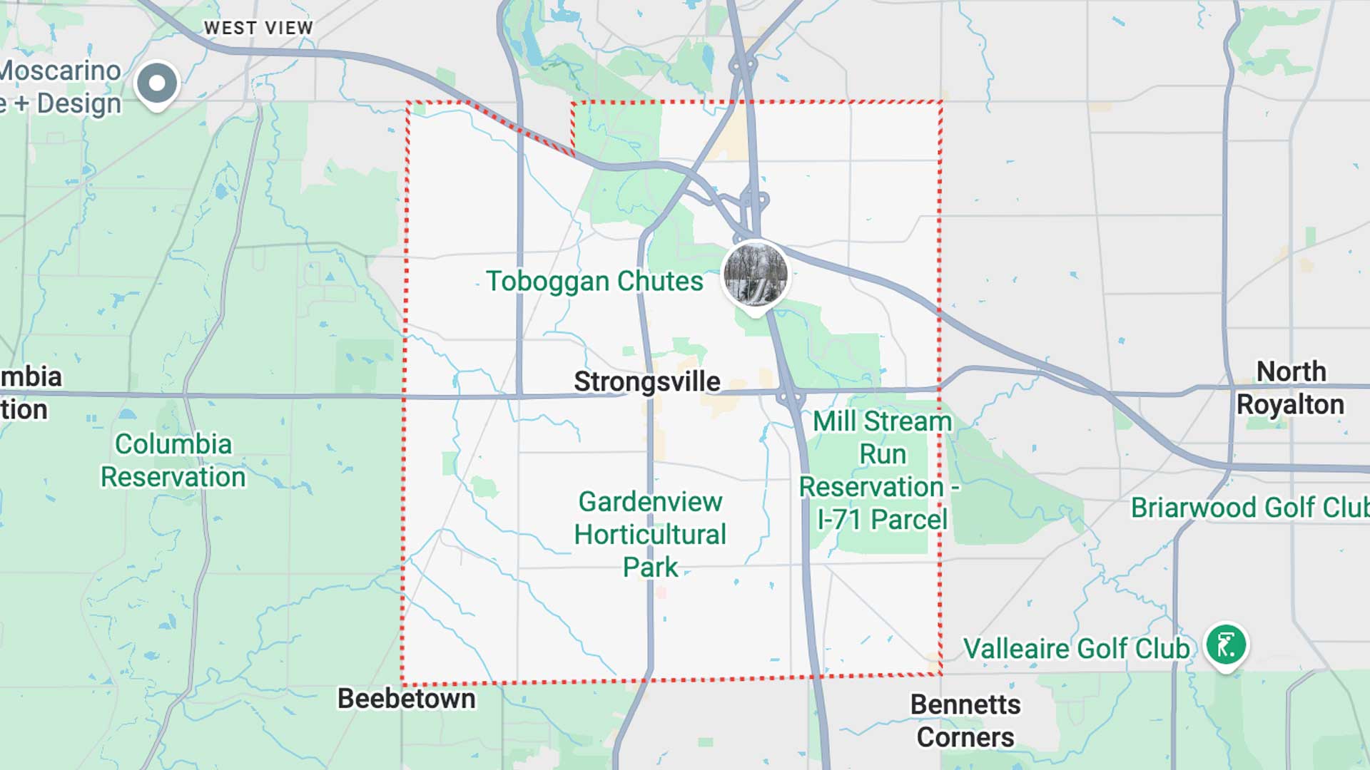 Strongsville, Ohio map